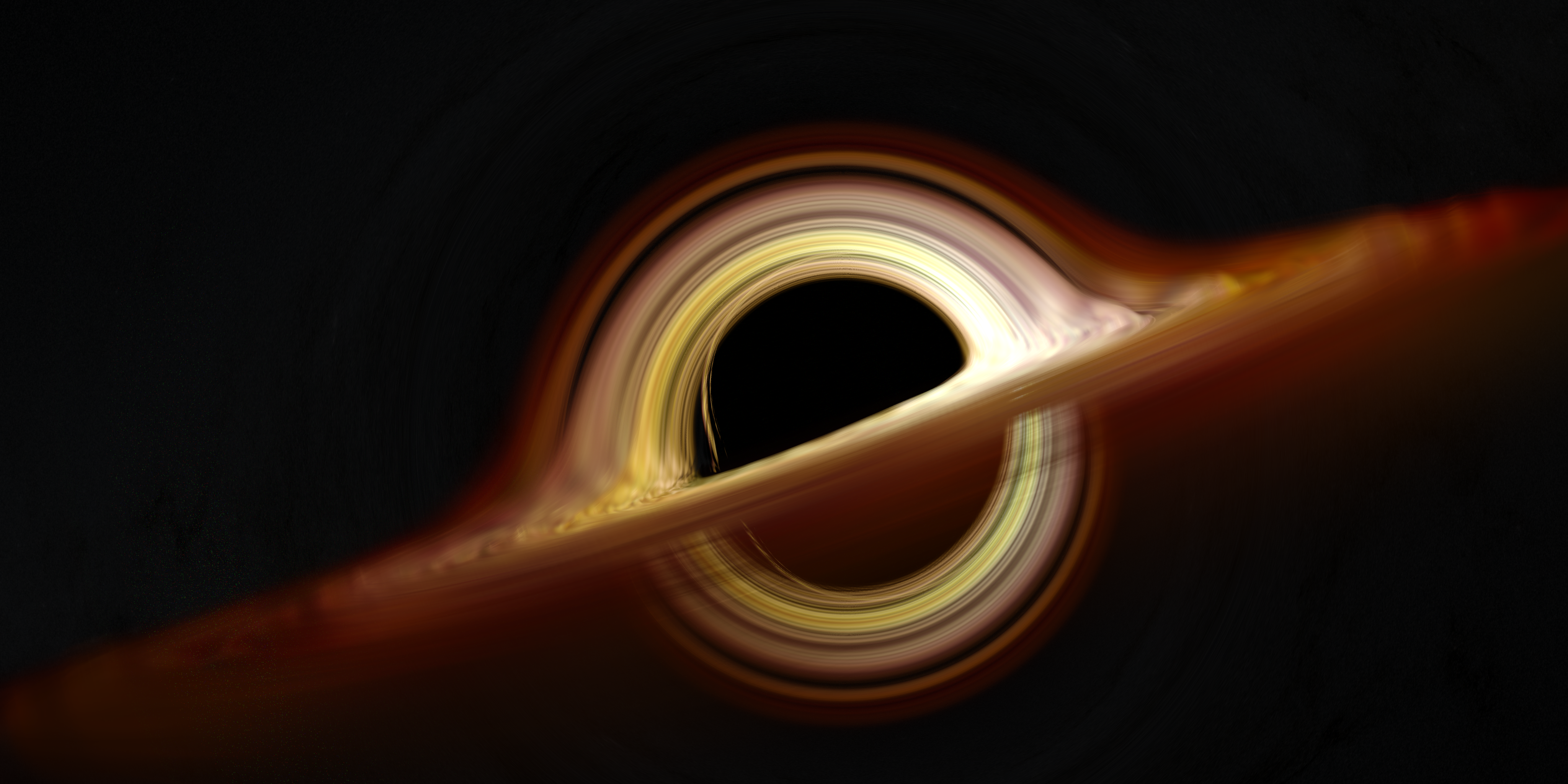 Flat-disk black hole without lens flare